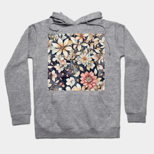 Botanical Bliss: Watercolor Wildflowers V1 Hoodie